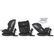 i-Size rotating car seat 40-150 cm Coccolle Velsa Jet black