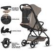 Autofold Sport Stroller Coccolle Sierra Taupe brown