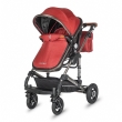 Convertible travel system 3in1 Coccolle Siyana  Dahlia Red
