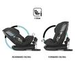 i-Size rotating car seat 40-150 cm Coccolle Velsa Jet black