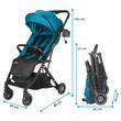 Sport Stroller Coccolle Alla Turquoise tide
