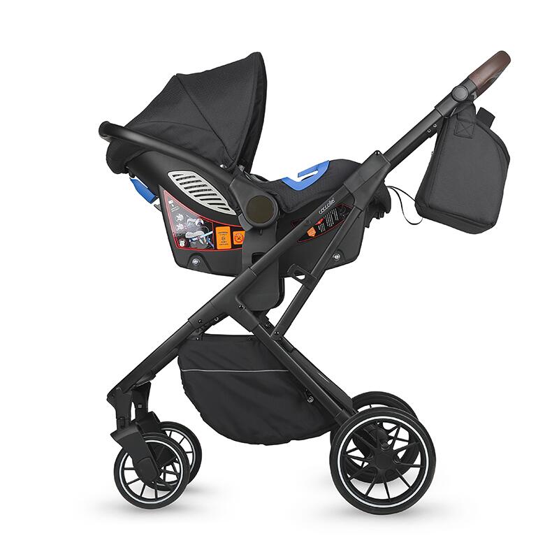 Travel system 3in1 Coccolle Silene Diamond Black Smart Baby EN