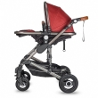 Convertible travel system 3in1 Coccolle Siyana  Dahlia Red