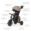 Tricycle Qplay Comfo Max Coffee