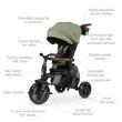 Tricycle Qplay Comfo Max Green