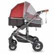 Convertible travel system 3in1 Coccolle Siyana  Dahlia Red