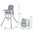 Highchair  Coccolle  Ziti Beige Dots