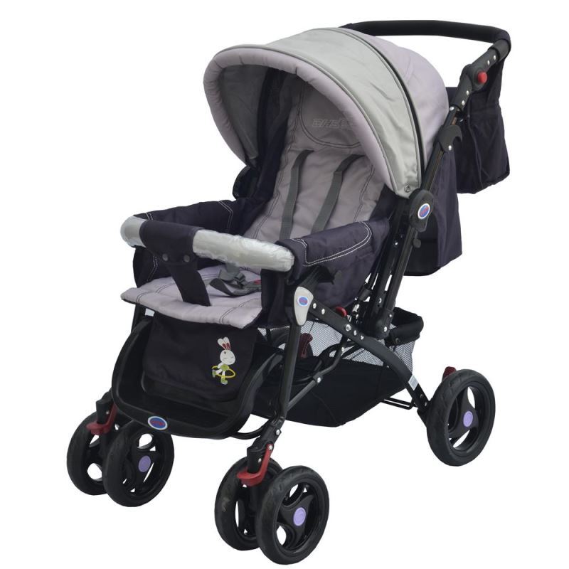 DHSBaby reversible handle stroller Elements Blue Smart Baby EN