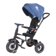 Qplay Rito AIR Tricycle with rubber inflated wheels Dark Blue