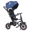Qplay Rito AIR Tricycle with rubber inflated wheels Dark Blue