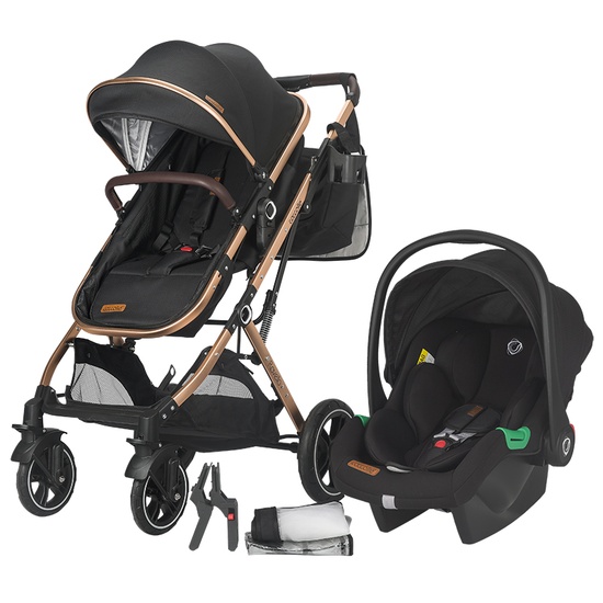 Convertible 3in1 stroller  Coccolle Ravello Diamond black