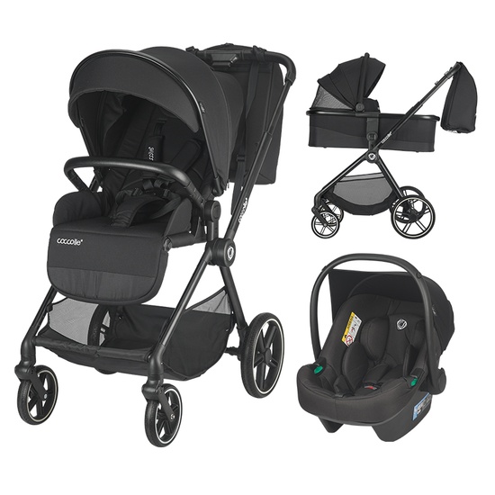 Travel system 3in1 Coccolle Lissia Anthracite