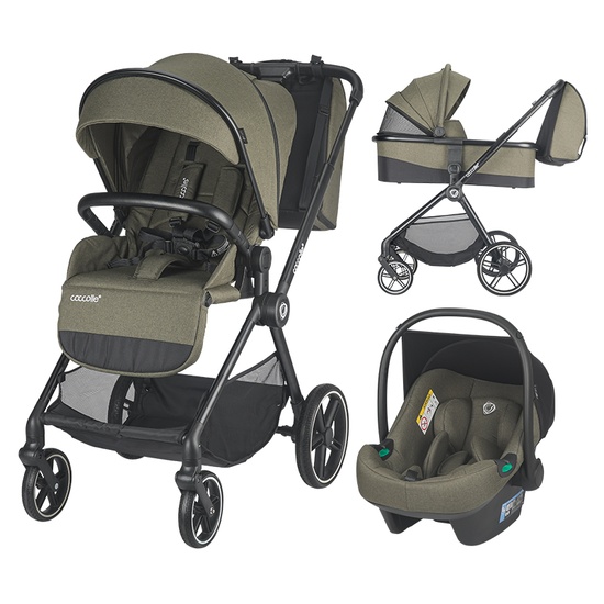 Travel system 3in1 Coccolle Lissia Moss green
