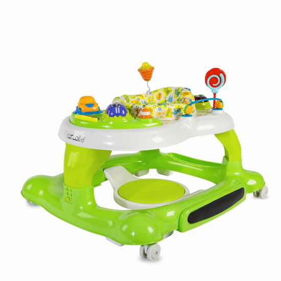 Coccolle Arlo baby walker with activities center Green