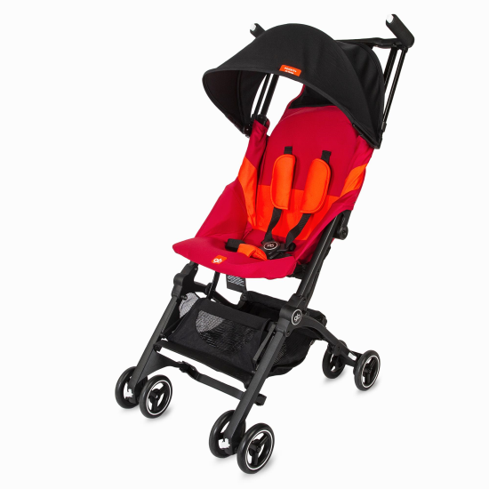 gb Pockit Plus All Terrain Stroller Rose Red