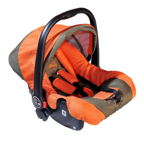 DHS First Travel baby car seat group 0-13 kg Khaki/Orange
