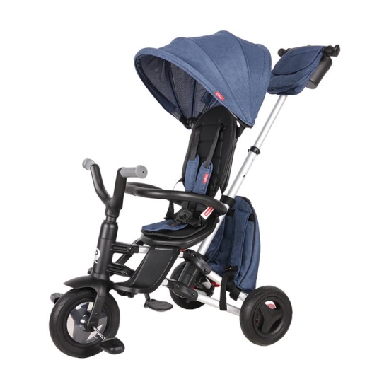 Ultra-foldable Tricycle Qplay Nova Rubber Dark Blue
