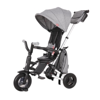 Ultra-foldable Tricycle Qplay Nova Rubber Grey