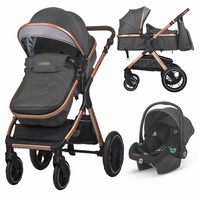 Convertible travel system 3in1 Coccolle  Melora Diamond black