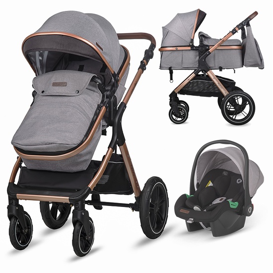 Convertible travel system  3in1 Coccolle Melora Moonlit grey
