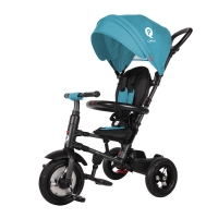 Qplay Rito AIR Tricycle with rubber inflated wheels Light Blue