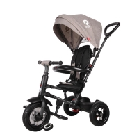 Qplay Rito AIR Tricycle with rubber inflated wheels Grey