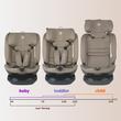 i-Size rotating car seat 40-150 cm Coccolle Velsa Taupe brown