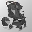 Autofold Sport Stroller Coccolle Arella Jet black