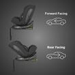  iSize 40-150 cm Coccolle Ario Midnight Black
