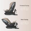 i-Size rotating car seat 40-150 cm Coccolle Velsa Taupe brown