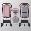 Autofold Sport Stroller Coccolle Melia Blush Rose