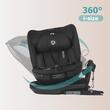 i-Size rotating car seat 40-150 cm Coccolle Velsa Jet black
