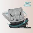 i-Size rotating car seat 40-150 cm Coccolle Velsa Neutral grey