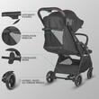 Autofold Sport Stroller Coccolle Arella Jet black
