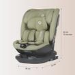 i-Size rotating car seat 40-150 cm Coccolle Velsa Moss green