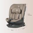 i-Size rotating car seat 40-150 cm Coccolle Velsa Taupe brown