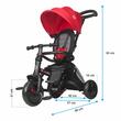 Coccolle Alegra Muntifunctional Tricycle Chili pepper