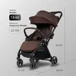 Autofold Spot stroller Coccolle Arella Coffee Brown