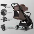 Autofold Spot stroller Coccolle Arella Coffee Brown