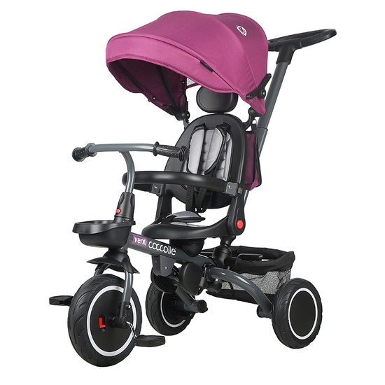 Multifunctional tricycle Coccolle Venti Magenta