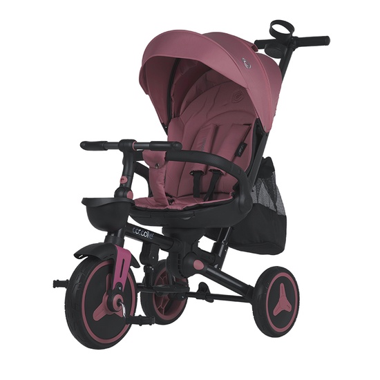 Coccolle Urbio Plus foldable tricycle Smoked Pink